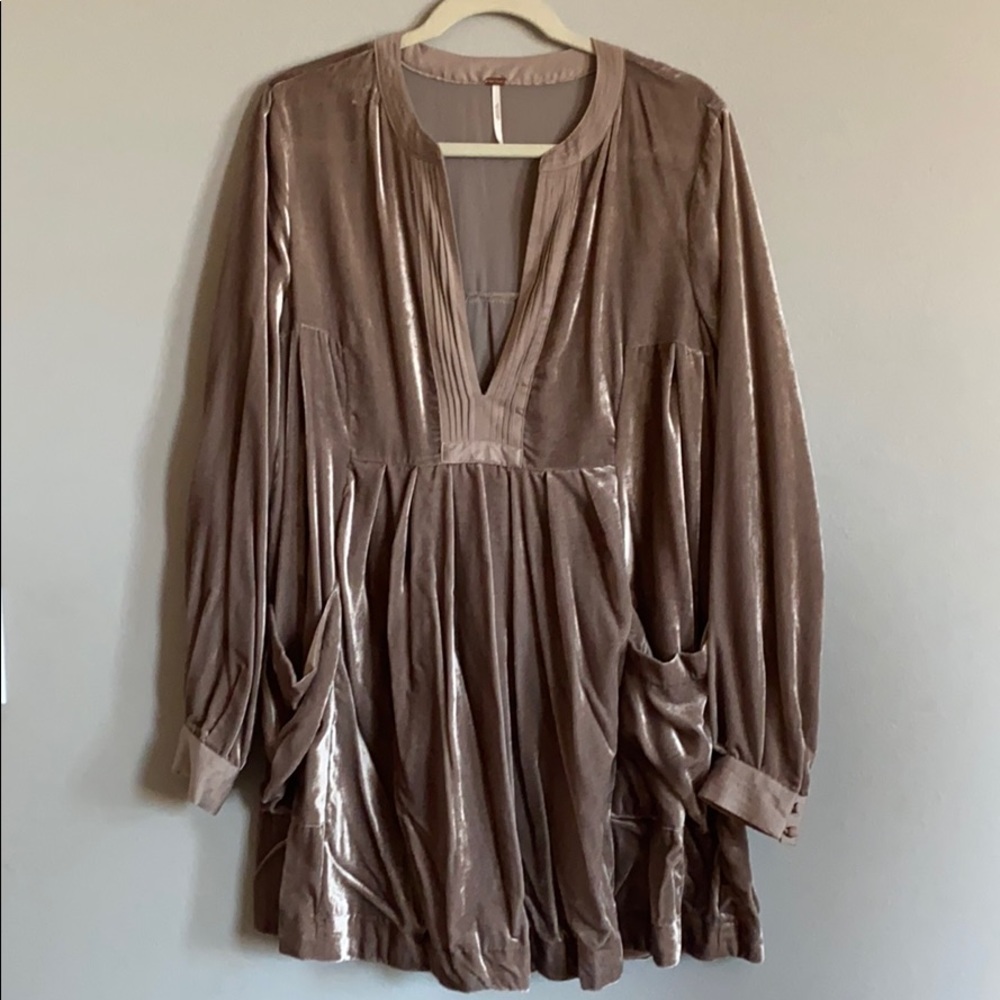 Free People Velvet Tunic Dress